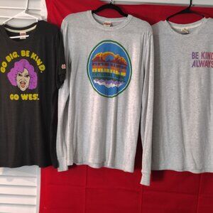 3-Pack HOMAGE Vintage T-Shirts – Grey & Black – Long & Short Sleeve